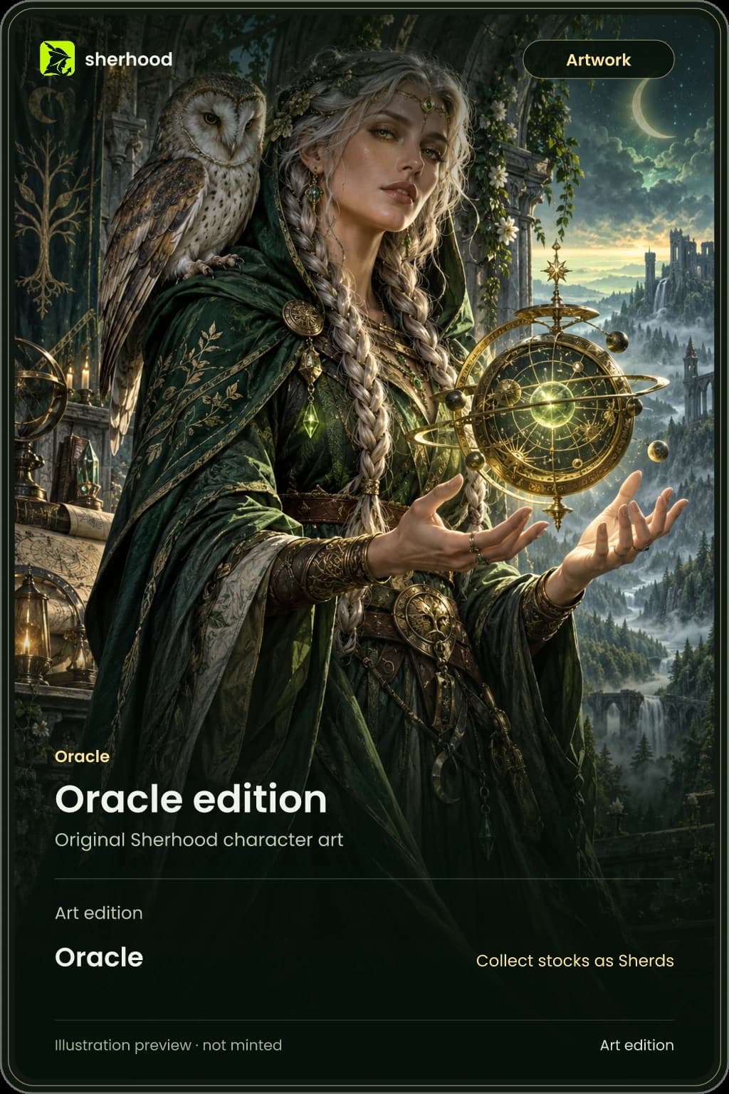 Oracle artwork preview